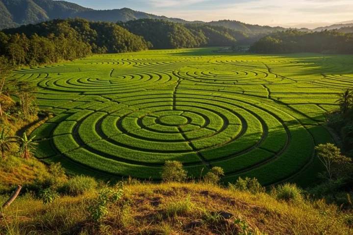 The Spider-Web Rice Fields of Cancar