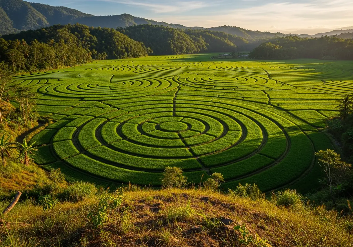 The Spider-Web Rice Fields of Cancar